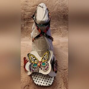 Betsey Johnson Women's Trudie Butterfly Strappy Dress Sandals